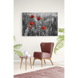 Røde Blomster Fotografi (40x60,Premium fotopapir)