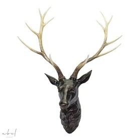 Deer Head Veggdekorasjon