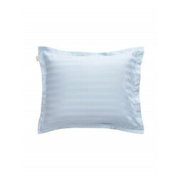Sateen Stripes Pillowcase (Muted blue,50x70)