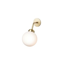 Apiales Vegglampe (Brushed Brass / Opal,Hard-Wired)
